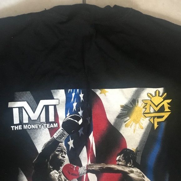 Men’s Floyd Mayweather Vs Manny Pacouiao Tank Sleeveless T-Shirt Sz Large - Picture 6 of 10